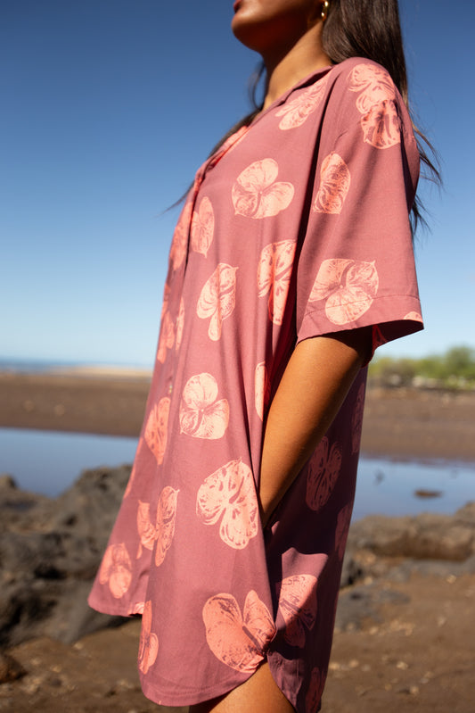 Aloha Shirt Dress - Na Pu'uwai