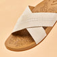 Kipe'a Olu Women’s Leather Slide Sandals
