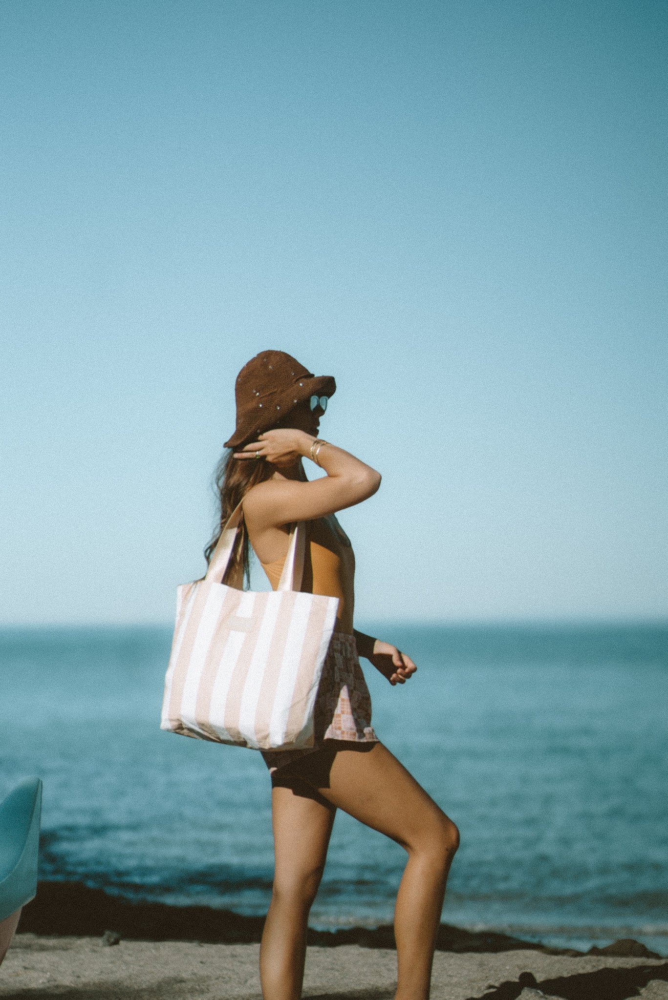 Tyvek Beach Tote - Nautical Sand