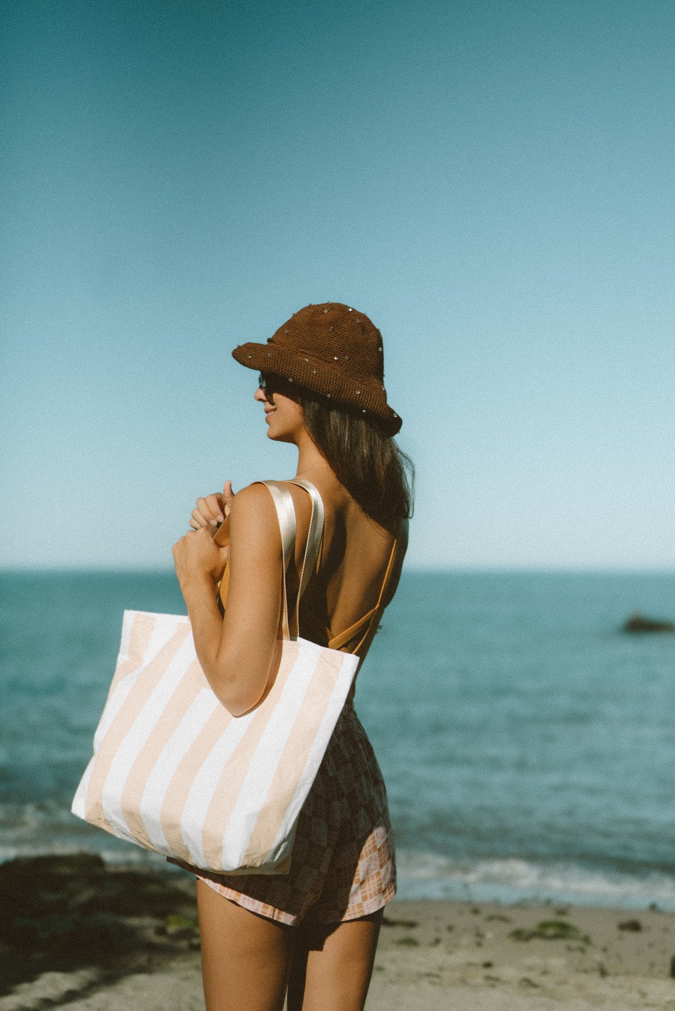 Tyvek Beach Tote - Nautical Sand