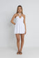 The Harlow Halter Mini Dress