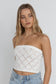 Islander Strapless Knit Top