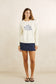 Bayside Crew Neck Knit - Vintage White