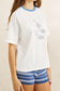 Fish Raglan T-Shirt - Vintage White