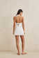 Gigi Halter Mini Dress - White