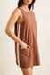 Hanalei Mini Dress - Chocolate