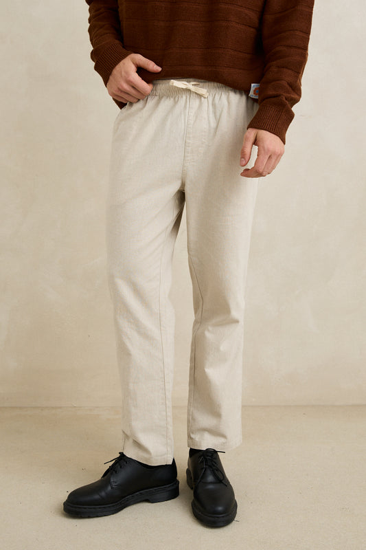 Linen Jam Pant - Bone