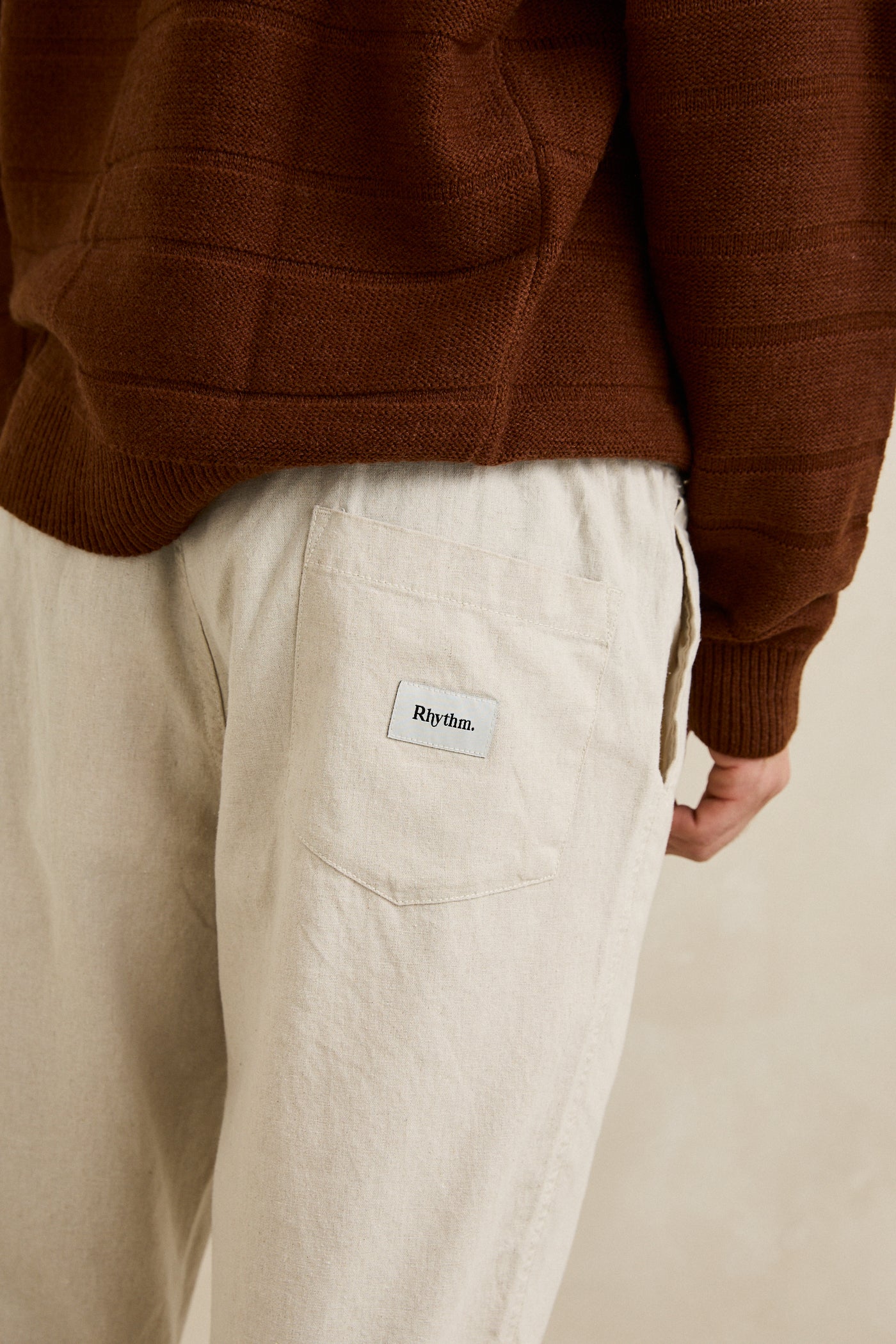 Linen Jam Pant - Bone