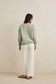Melia Crew Neck Fleece - Palm