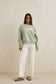 Melia Crew Neck Fleece - Palm