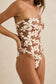 Melia Floral Strapless One Piece