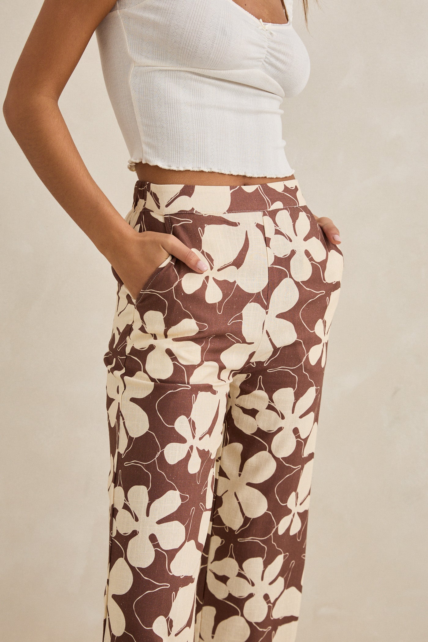 Melia Floral Wide Leg Pant