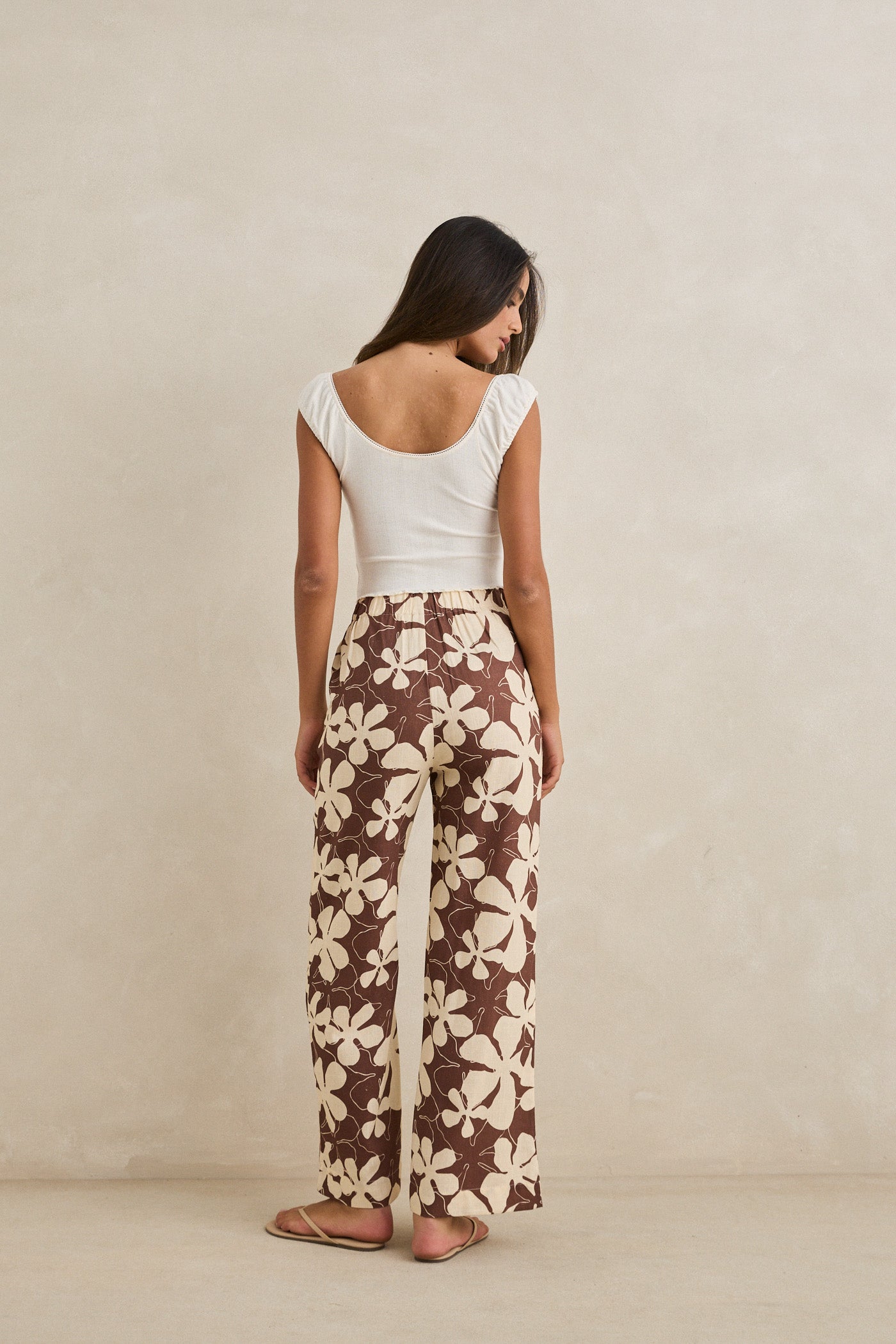 Melia Floral Wide Leg Pant