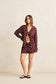 Polka Dot Beach Short - Cafe