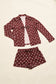 Polka Dot Beach Short - Cafe
