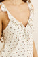 Sandy Ruffle Mini Dress - Cream
