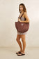 Sandy Zip Tote Bag - Chocolate