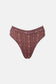 Vintage Floral High Waist Swim Pant