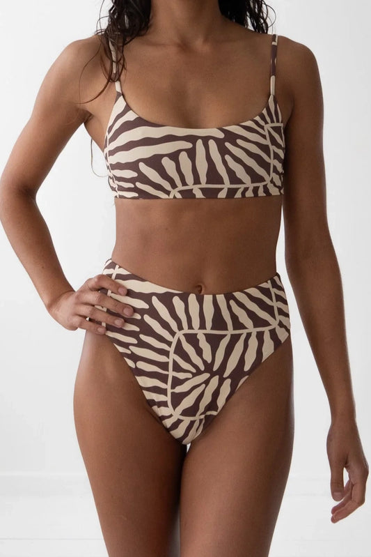 Active Swim Bralette - Coral Sands