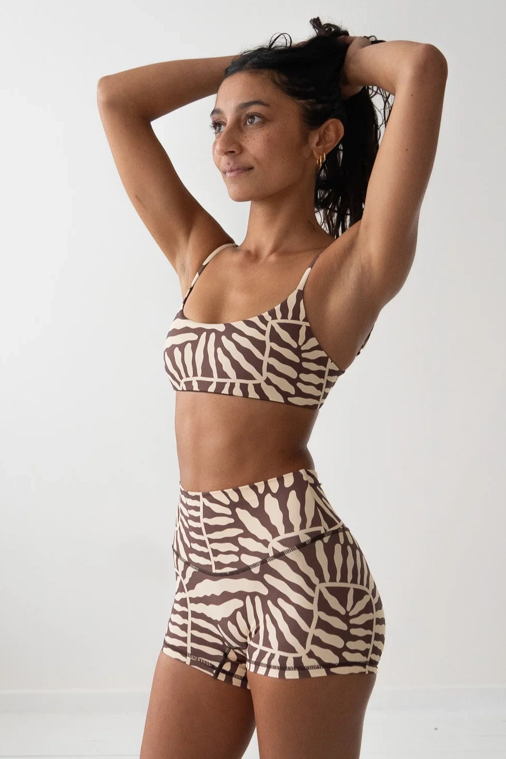 Active Swim Bralette - Coral Sands