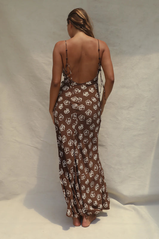 Alma Beaded Slip Dress - Mirage