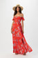 Hollie Maxi Dress- Vintage Hawaiian Red