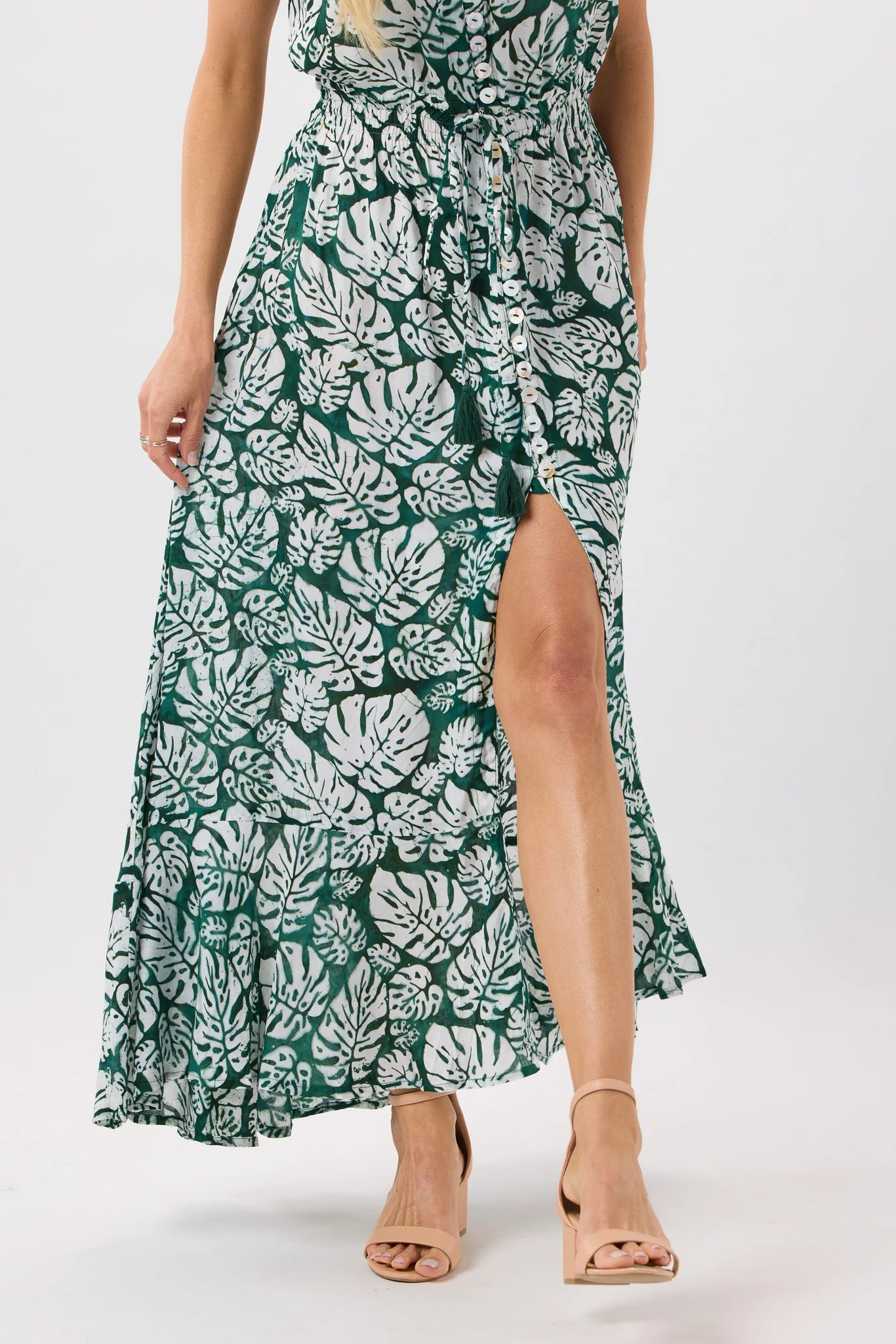 Ryden Maxi Dress - Batik Monstera