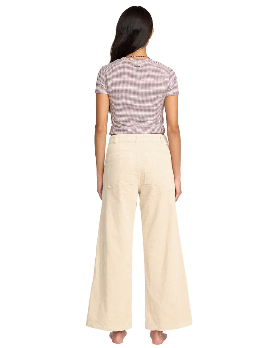 Free Fall Cord Pant - White Cap