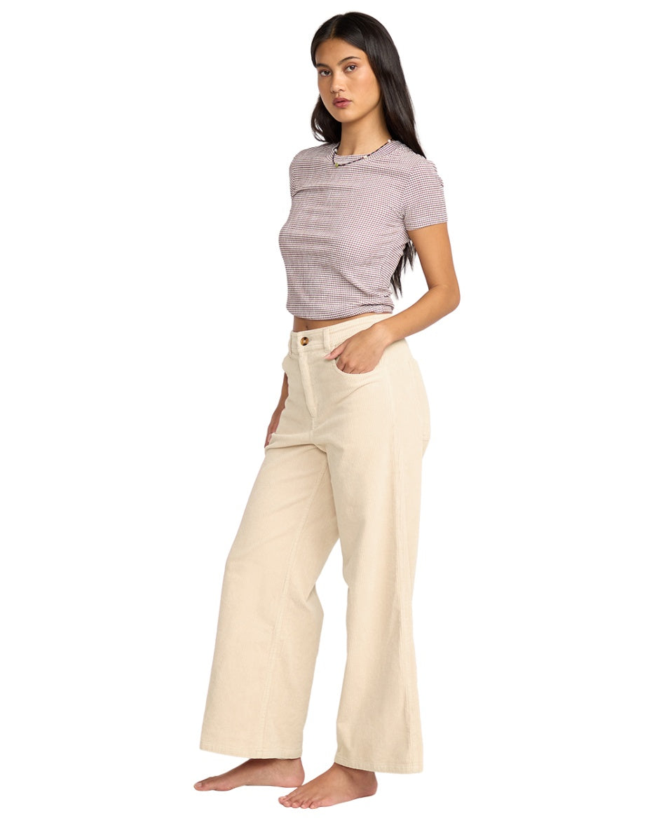 Free Fall Cord Pant - White Cap