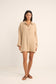 Sun Ray Long Sleeve Shirt Dress