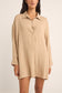 Sun Ray Long Sleeve Shirt Dress