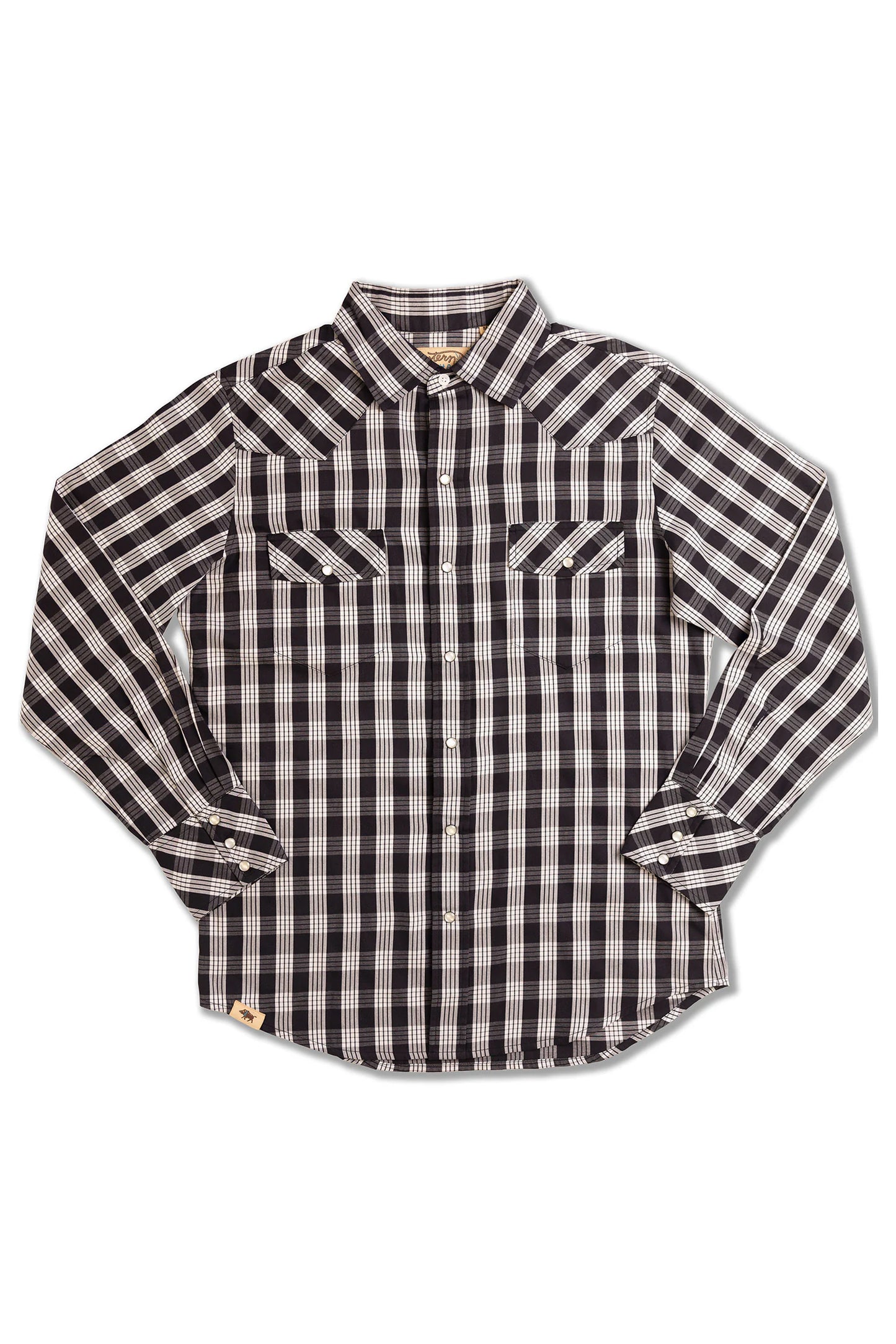Palaka Western Shirt - Black