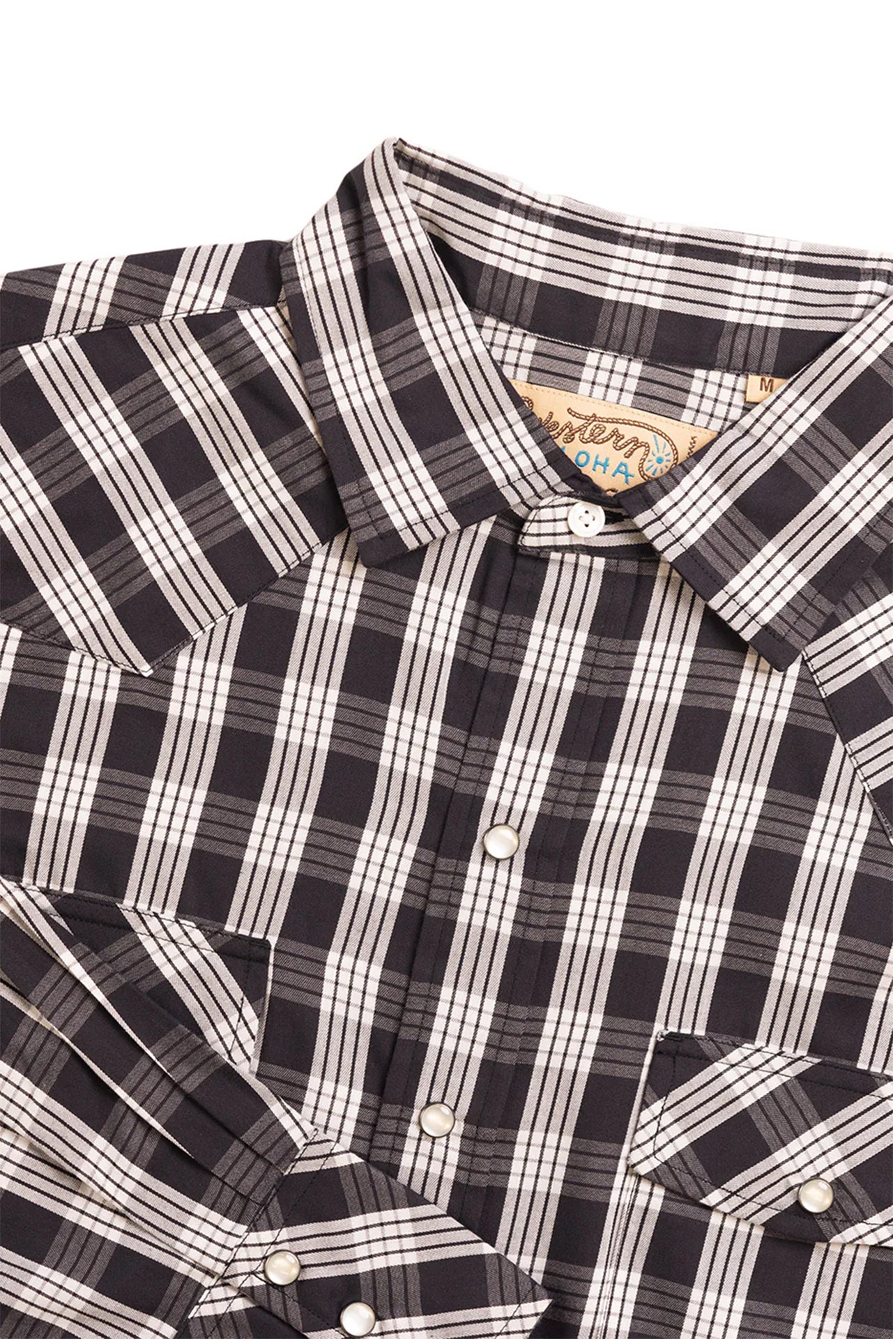 Palaka Western Shirt - Black