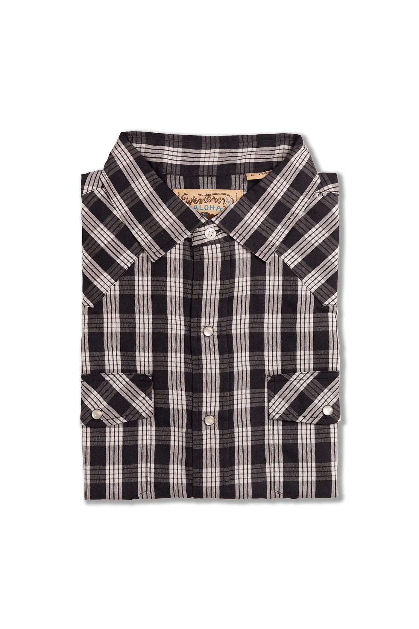Palaka Western Shirt - Black