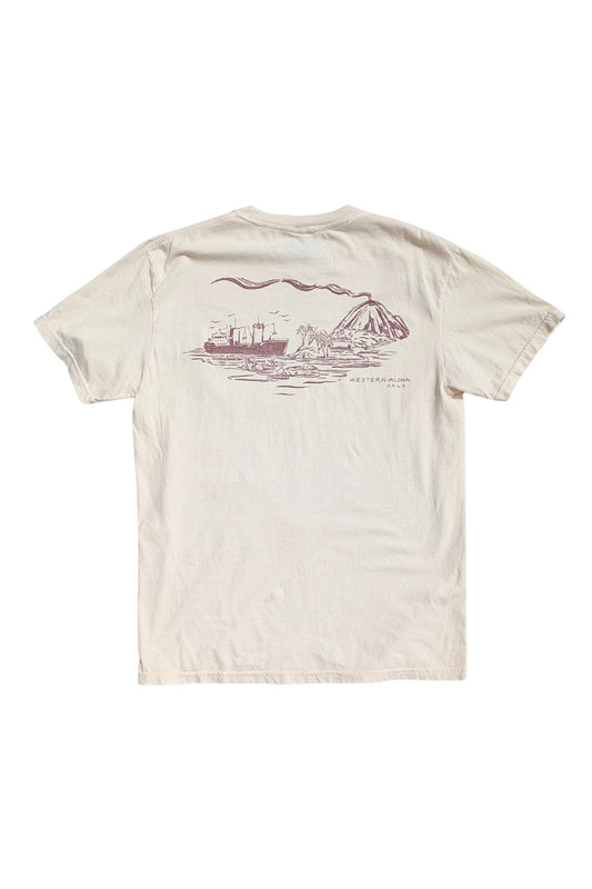 Cattle Ship Knit Tee -  Cream