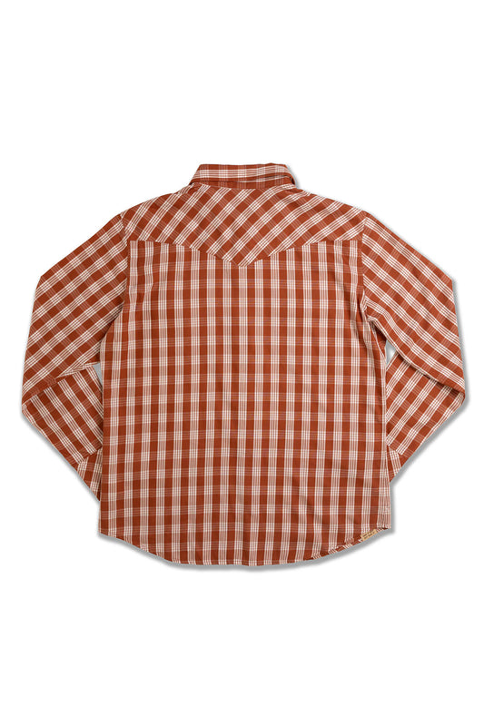 Palaka Western Shirt - Kauai Red
