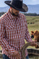 Palaka Western Shirt - Kauai Red