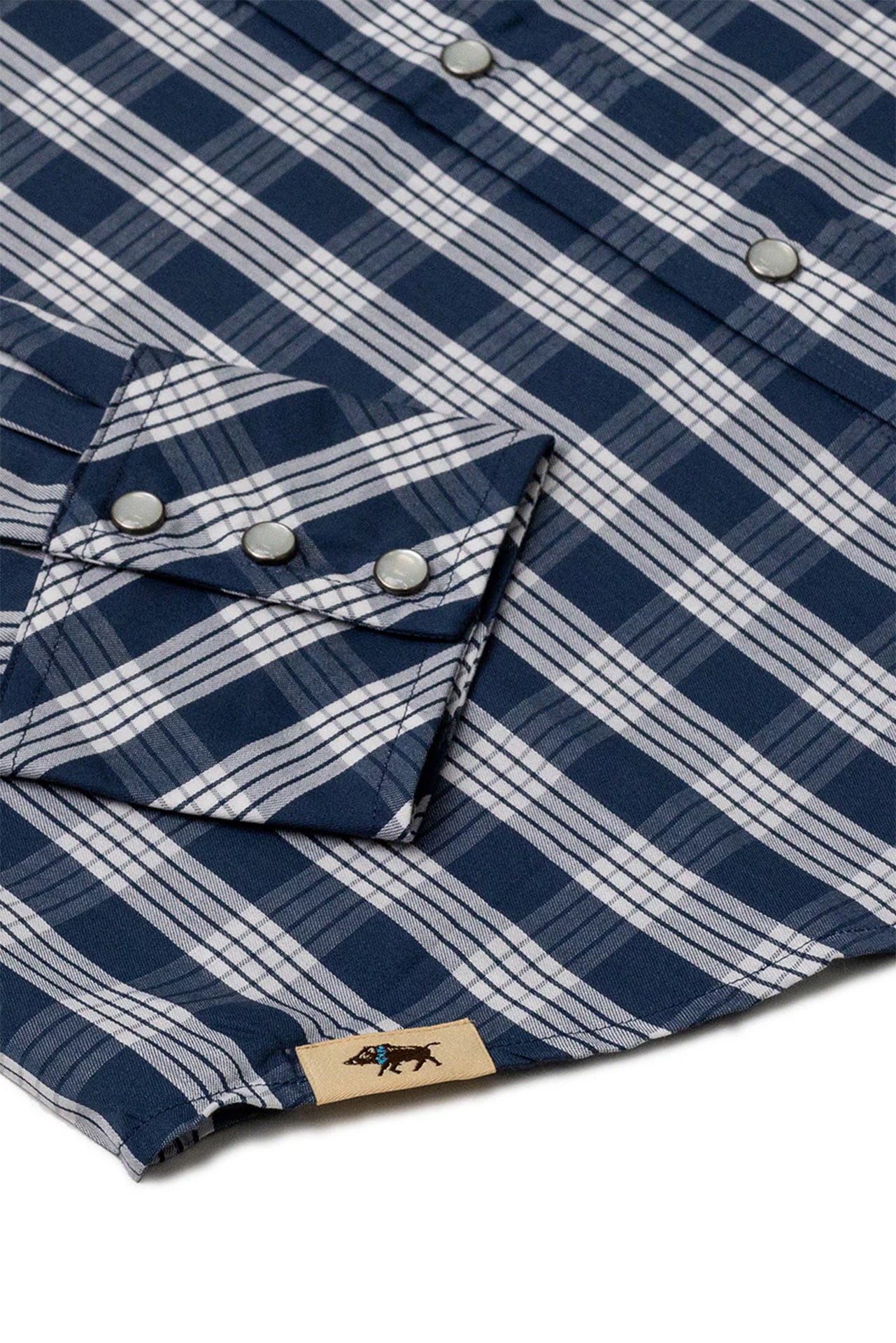 Palaka Western Shirt - Blue