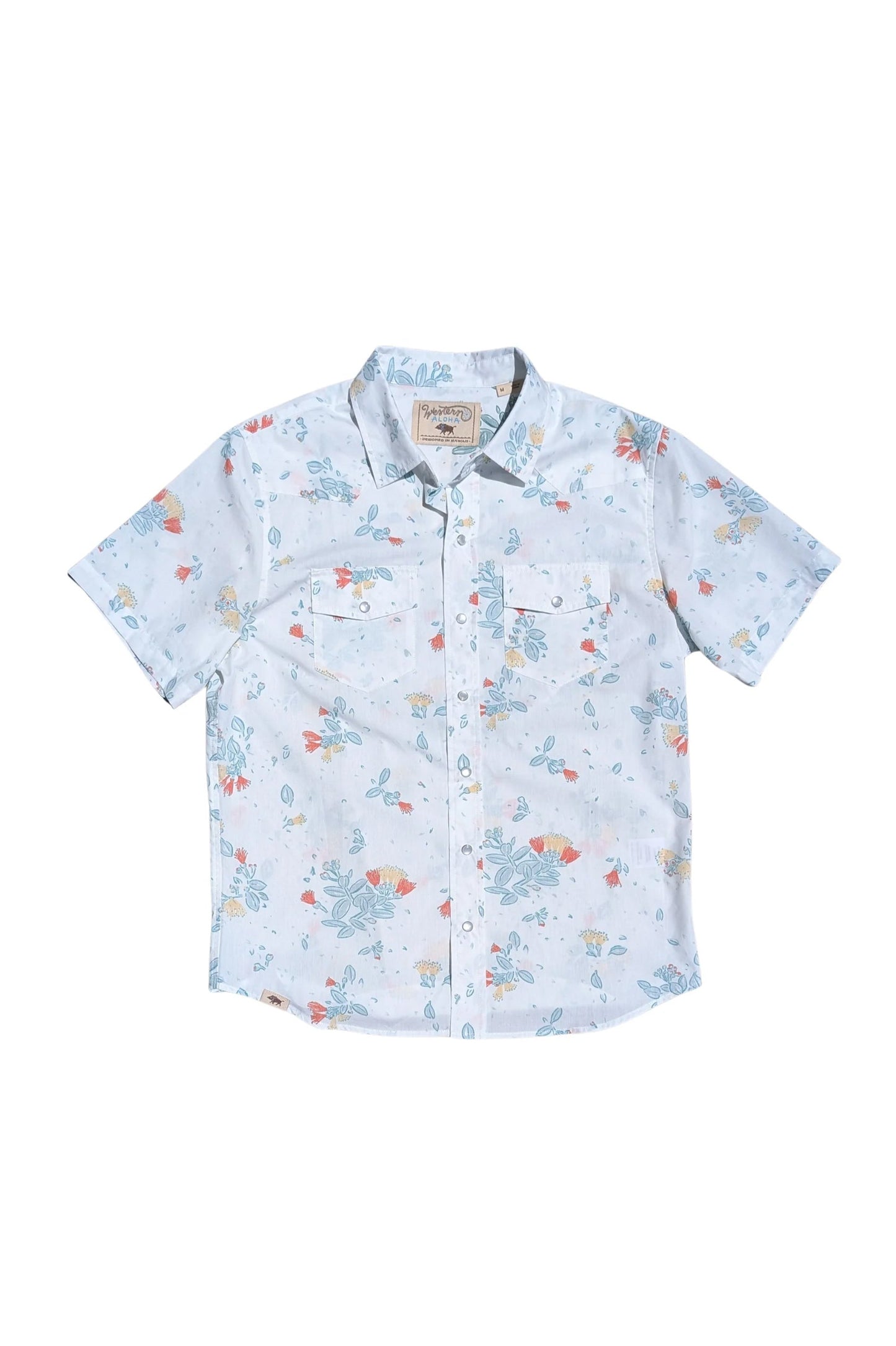 Ohi'a Short Sleeve Shirt - White