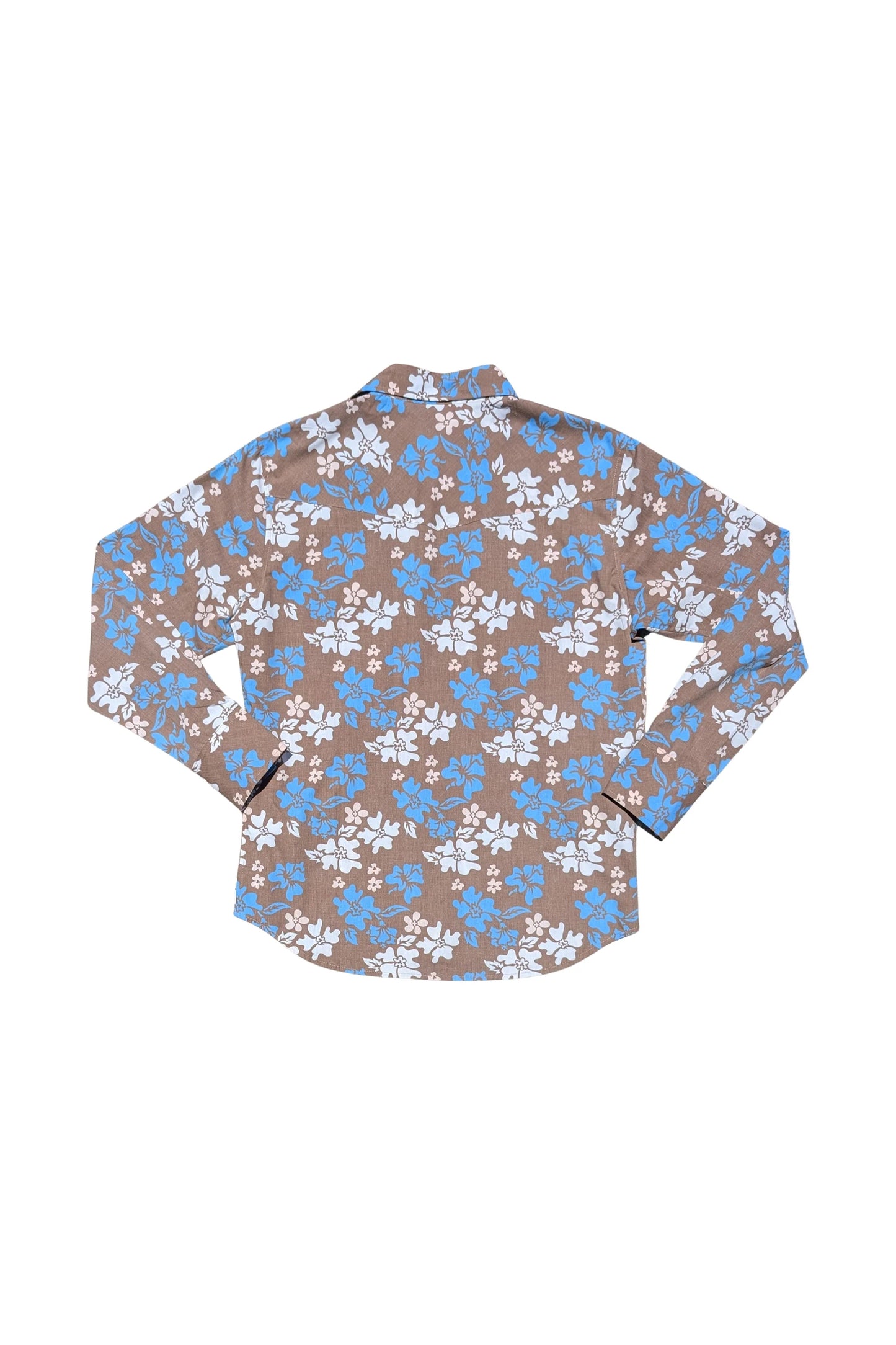 Tahitian Pareu LS Shirt - Brown