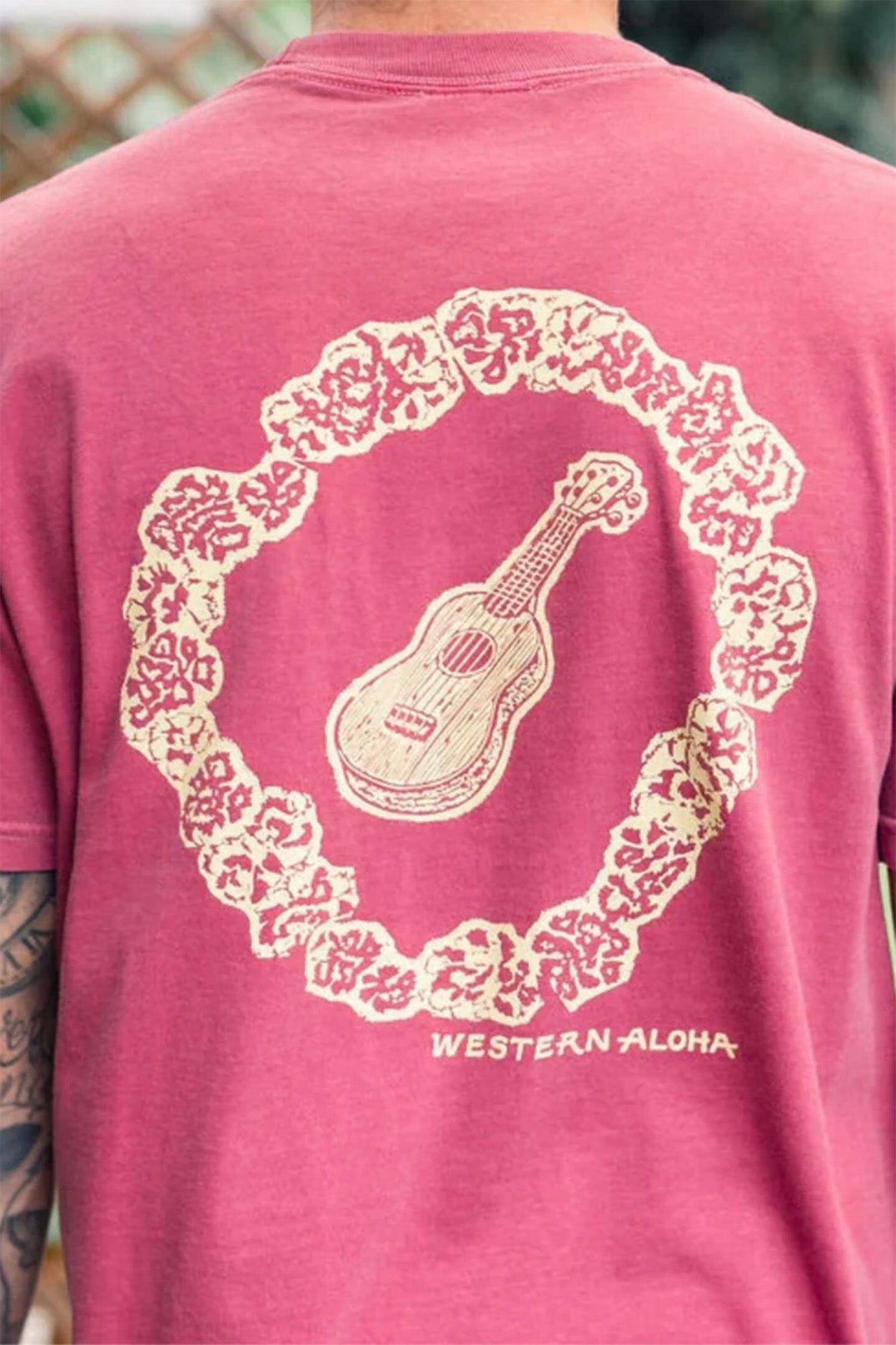Ukulele Pocket Tee - Red