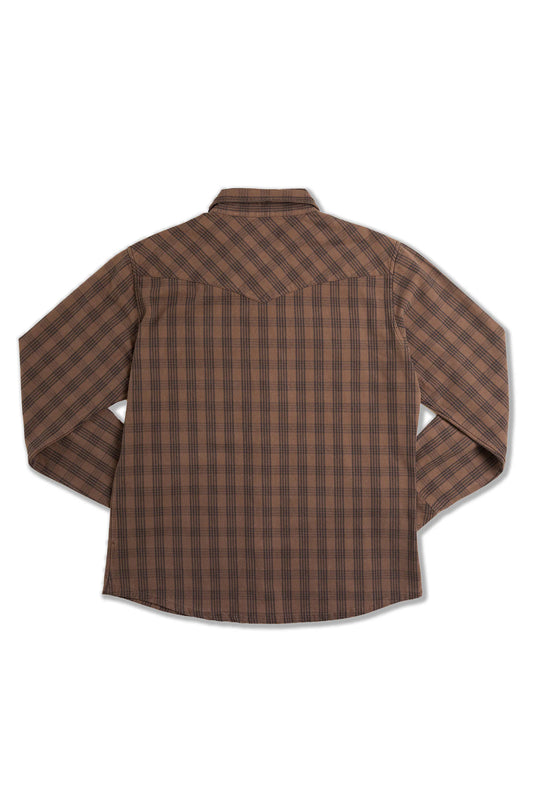 Palaka Waimea Overshirt Brown Charcoal