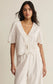 Oceanside Embroidered Top - White